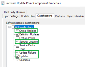 Microsoft Update Classification Alignment Guide