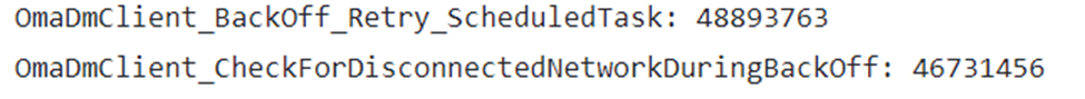 two new features were added to the latest canary inside build: 27686
Backoff_retry_scheduledtask and Checkfordisconnectednetworkduringbackoff