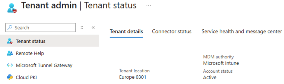 Tenant are all located in Europe 0301