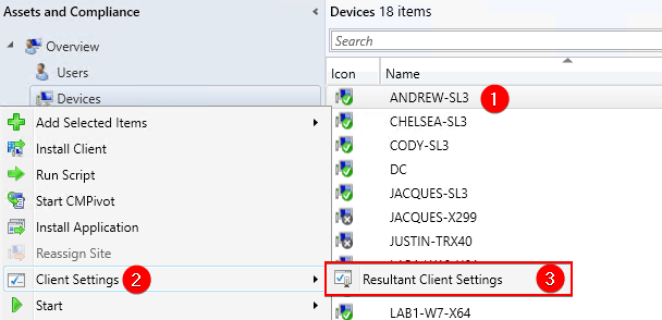 Resultant Client Settings SCCM Third Party Updates