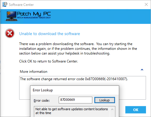 - order page - ま Fix Updates Stuck: Errors 0x87D00669 / 0x87D00607 - Patch My PC