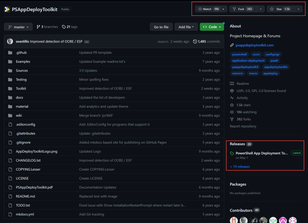 Example of a popular PowerShell tool in the industry.