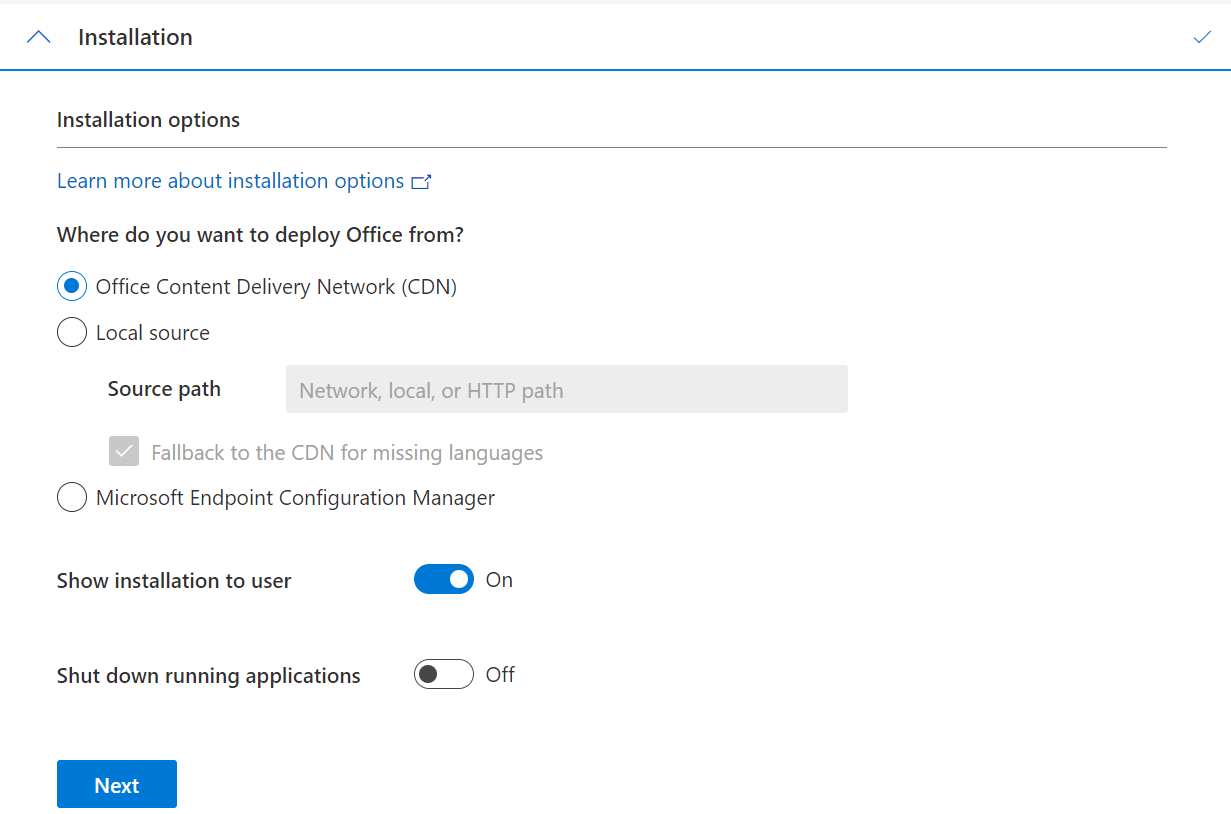 Office content Delivery Network