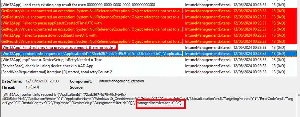 Managed Installer status 2 / ManagedInstallerStatus