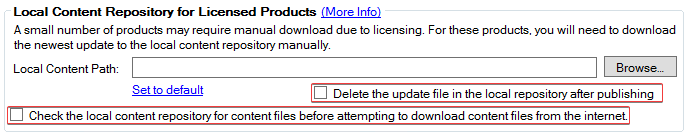 Publisher Local Content Other Options