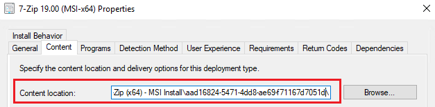 deployment type content location path