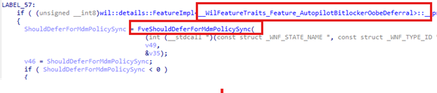 29240126. Autopilot Bitlocker Oobe Deferral feature showed up on the fveapi.dll