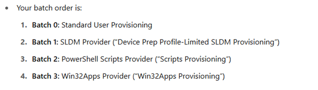 the 4 batches of autopilit device preparation