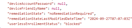Userless Enrollment Status (userlessenrollmentstatus) set to blocked