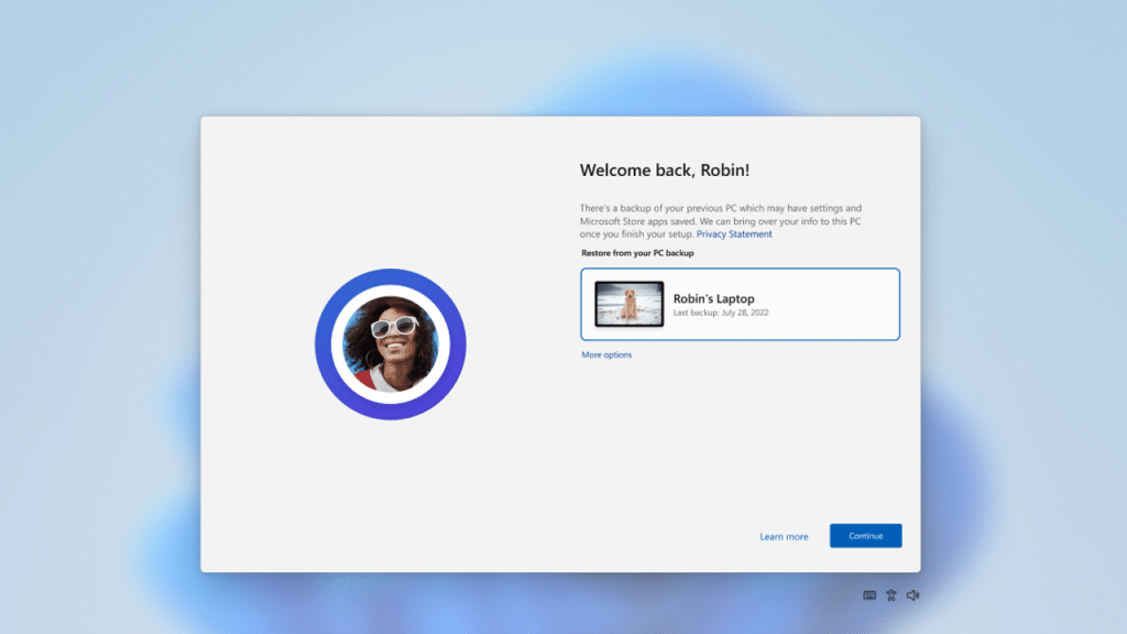 Cloud Restore Windows Backup for Organizations