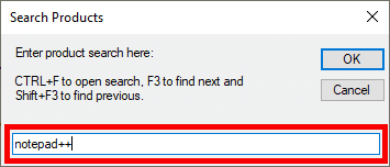 Search for product