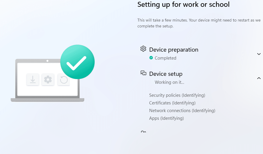 Windows Autopilot stuck on identifying