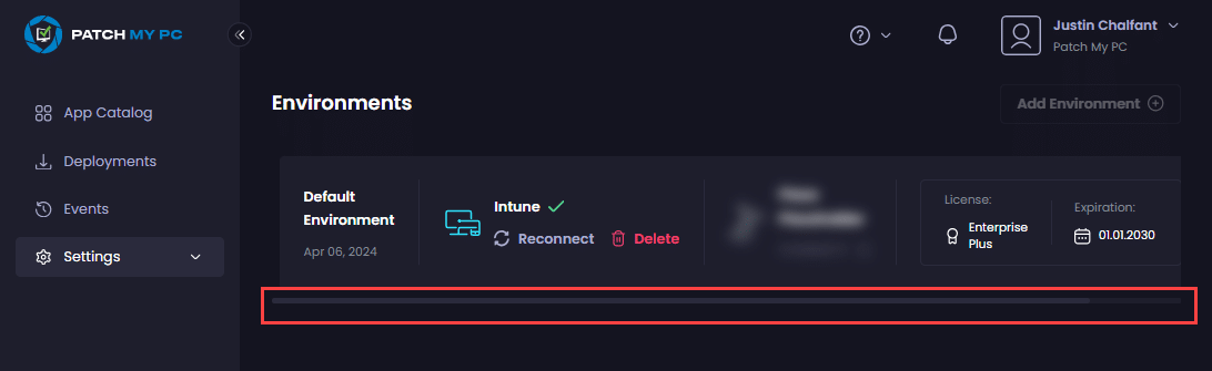 Scrollbar is a visual clue