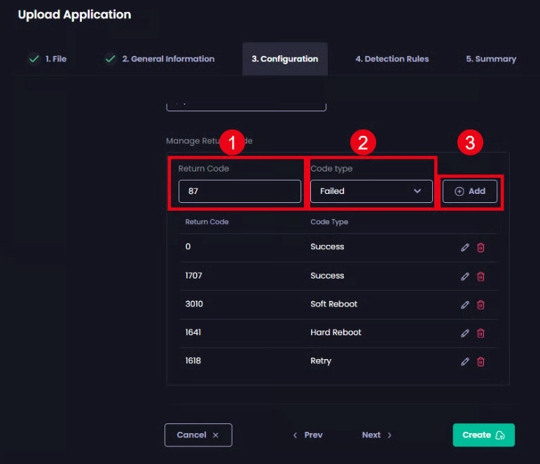 Adding a new Return Code