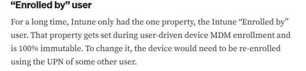 enrolled by user device compliance policy