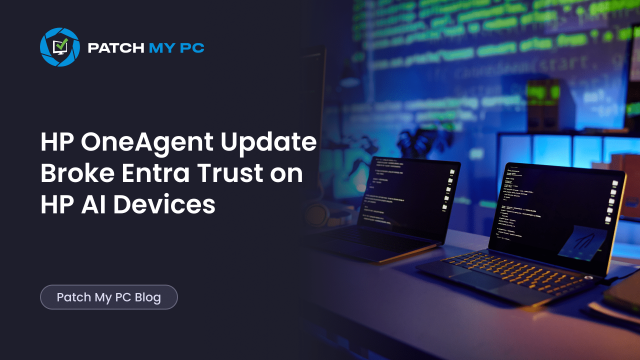 HP OneAgent Update Broke Entra Trust on HP AI Devices