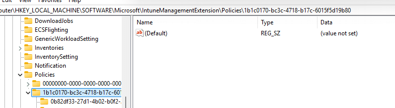 the ini file is based on the user object id