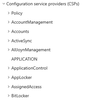 configuration service providers