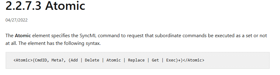 oma dm protocol add delete replace get