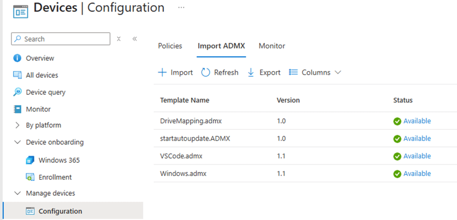 Intune ADMX Ingestion and Access is Denied 0x80070005
