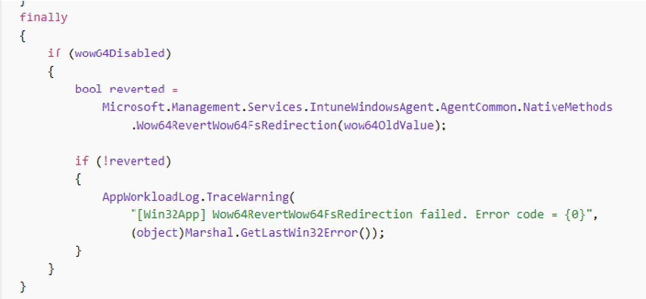 Intune Win32 PowerShell Script Installer 64 Bit Switch Not Working