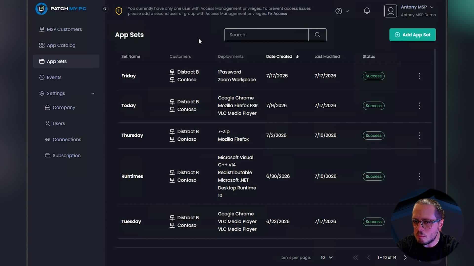 Managing App Sets for MSPs - LH Thumbnail
