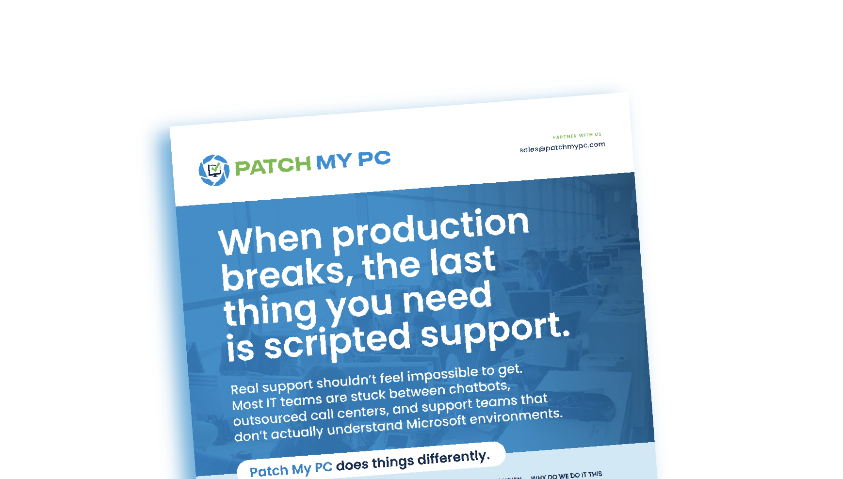 Why Patch My PC Support Is Different