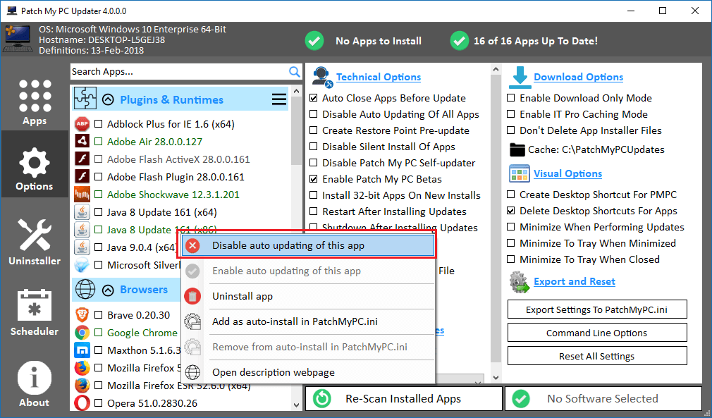 reinstalling mpc 2:0 on new pc