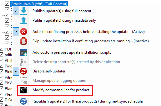 downgrade java 8 to 7