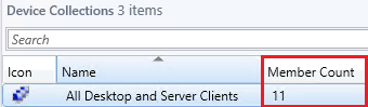 Patch My PC device count all desktop and server clients