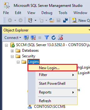 SQL Server Add New Login