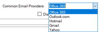 Use Common External SMTP Email Service