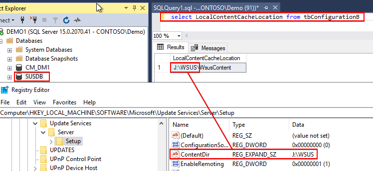 Validate WSUSContent Matches for Error An error occurred while publishing an update to WSUS: createdirectory failed