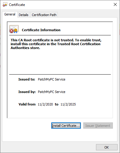 Install Certificate... from certlm.msc