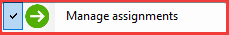 Manage Assignments