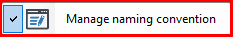 Manage Naming Convention