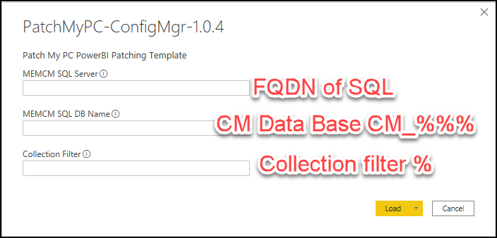 Power BI Template Details