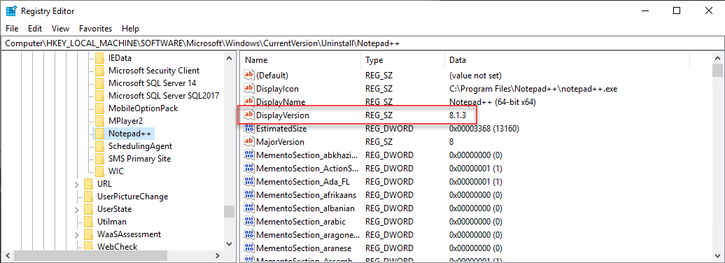 Example Registry Value WSUS Applicability Rules Third-Party Update