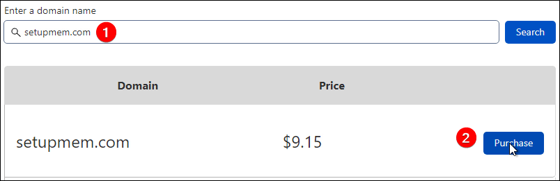 Purchase domain in Cloudflare