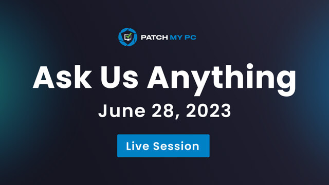 Ask Us Anything June Patch My PC Webinar Feature Image