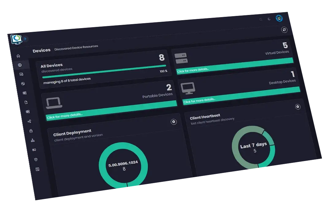 Advanced Insights Devices Dashboard