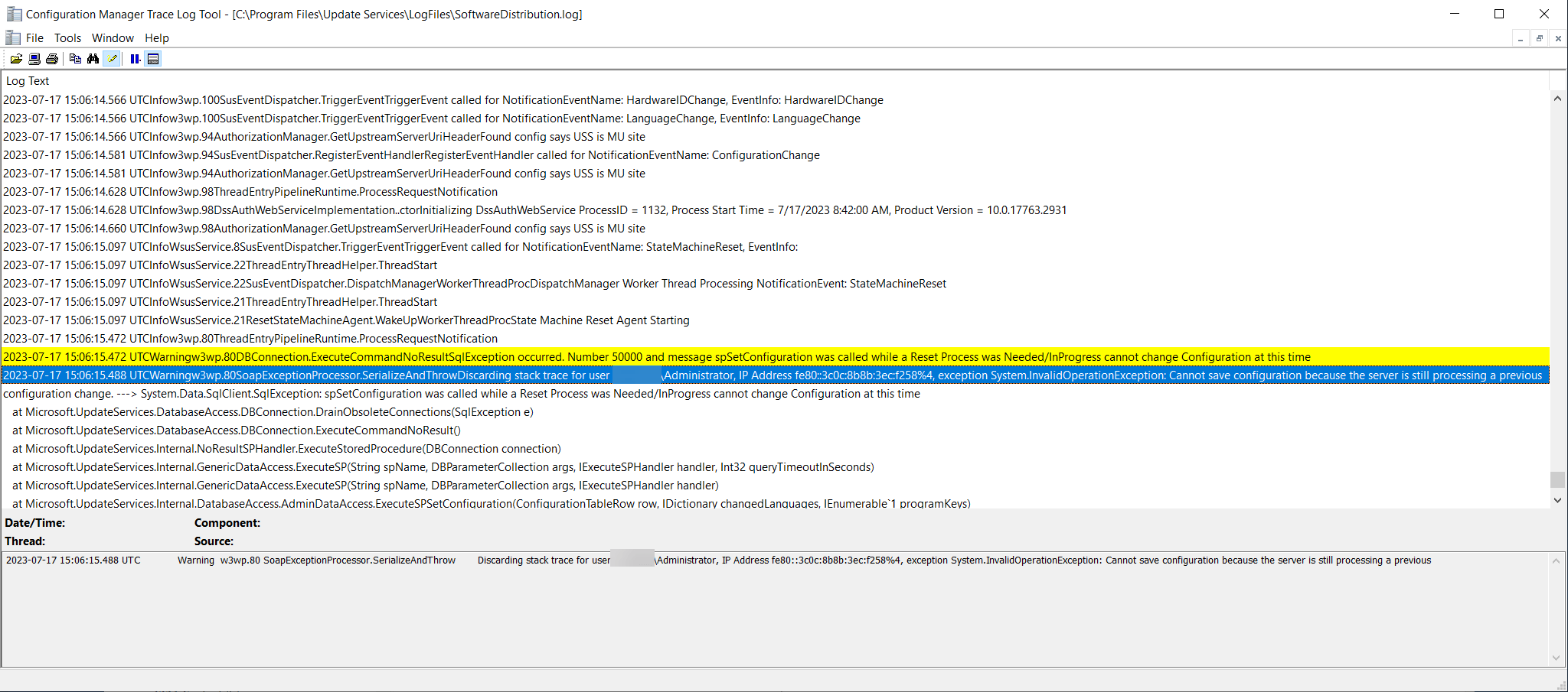 Failed to create a self signed certificate: Cannot save configuration