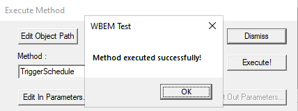 Click the 'Execute' button on the 'Execute Method' window