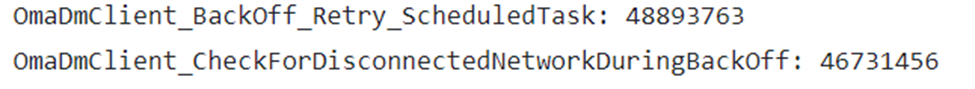 two new features were added to the latest canary inside build: 27686
Backoff_retry_scheduledtask and Checkfordisconnectednetworkduringbackoff