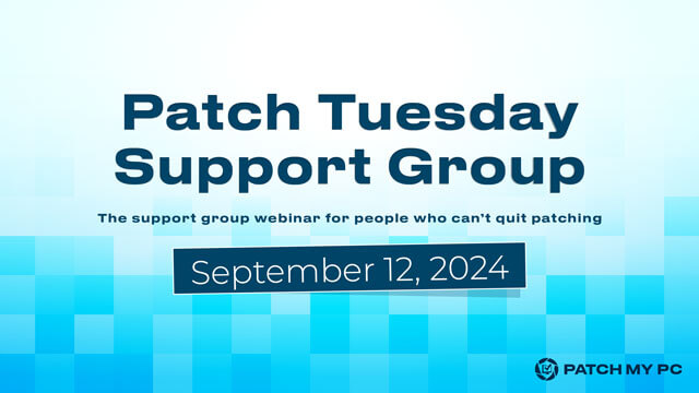 Patch Tuesday Support Group September feature Image