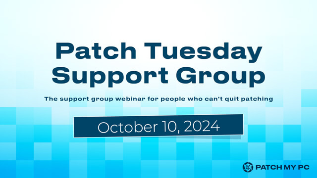 Patch Tuesday Support Group October feature Image