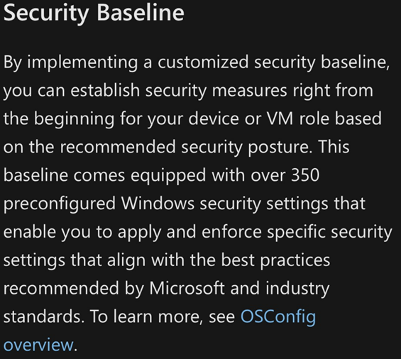 Implementing a security baseline in windows server 2025 is now a matter of seconds.