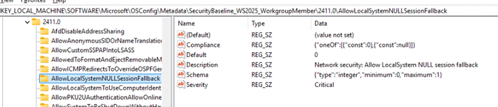 This metadata provides OSConfig with essential information about each setting