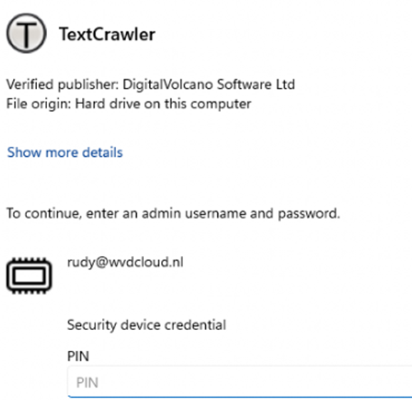 executing the texcrawler  setup