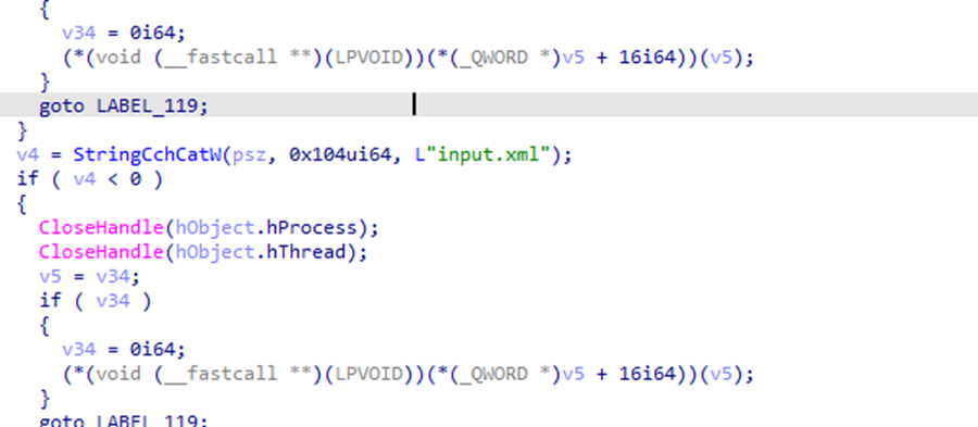 we can also spot the same behavior when looking at the diagnosticscsp.dll